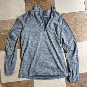 Lululemon Gray Quarter-Zip Pullover
